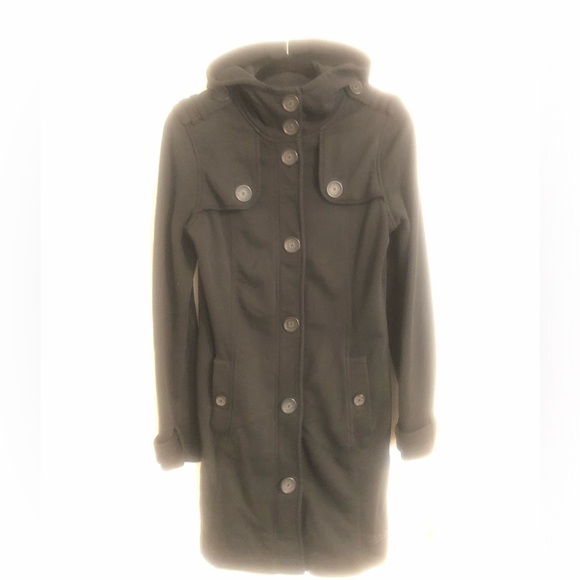 Esprit | Long Sweater Jacket with Hood and Zipper - Picture 2 of 11